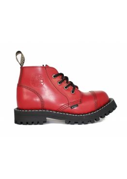 Низькі черевики Steel червоні на 4 дірки 133-134/O/F.RED Низькі черевики Steel червоні на 4 дірки 133-134/O/F.RED